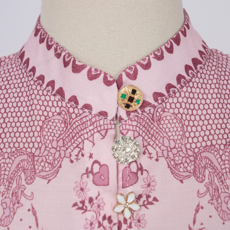 Women’s Spring & Autumn Printed Long Sleeved Single Dress - Image 4