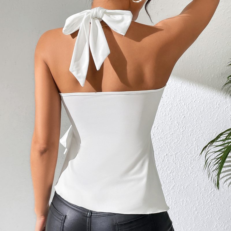 Trendy Sexy Deep V Plunge Chest Top - Image 4