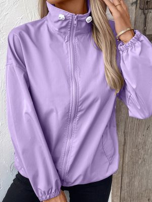 Women’s Waterproof Outdoor Sports Raincoat – Casual Jacket Top