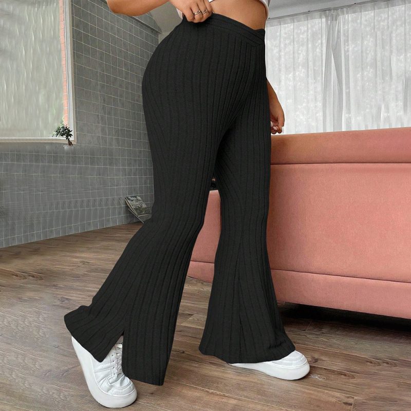 Plus Size Casual Wide Leg Pants: Drape & Show Off Your Legs - Image 3
