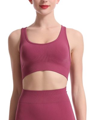 High-Grade Cross Bra – Seamless Outdoor Sports Underwear for Comfort and Fitness