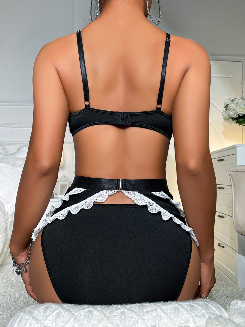 Valentine’s Day Lolita Sexy Maid Uniform – Passionate Lingerie - Image 3