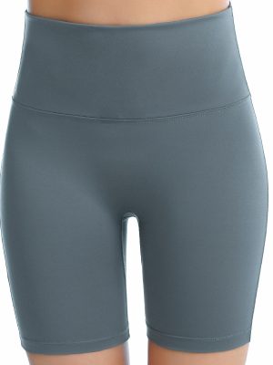 Women’s High Waist Fitness Shorts – Yoga & Running Training Gear