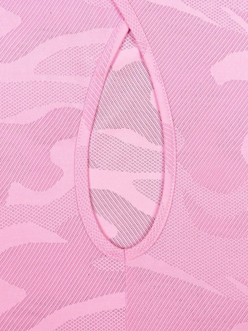 Camouflage Round Neck Breathable Sports Vest for Women - Image 4