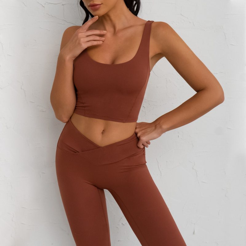 Women’s Backless Yoga Jacket & Shockproof Sports Bra - Image 3