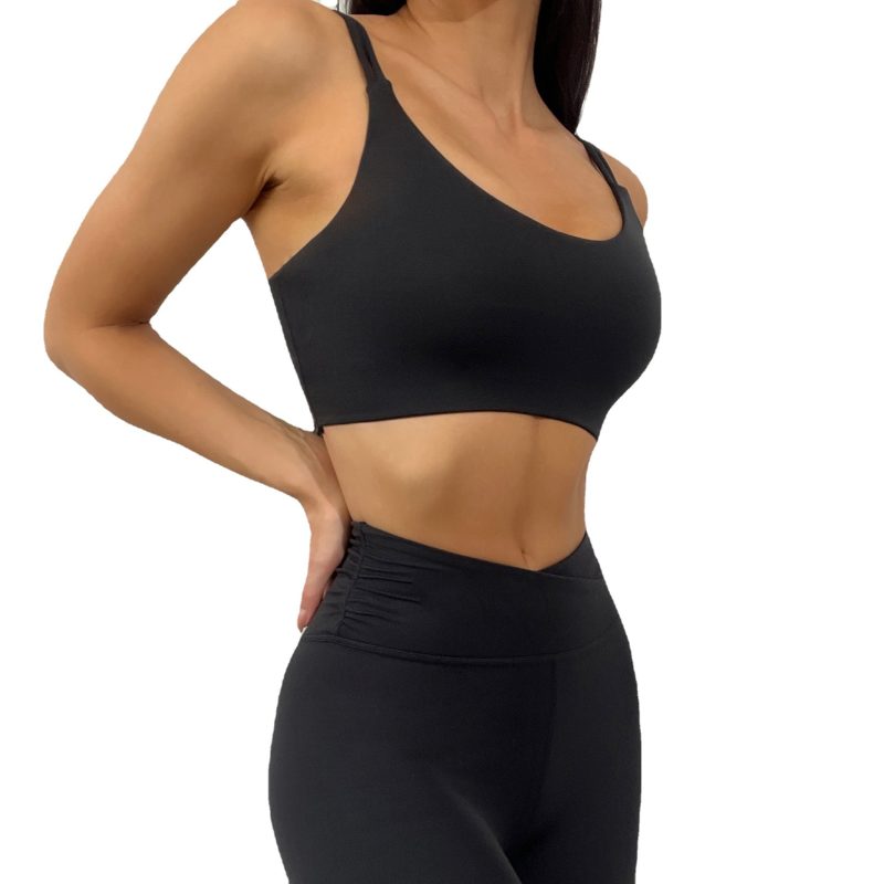 Super Stretch Camisole Yoga Vest & Sports Bra Fitness Set - Image 5