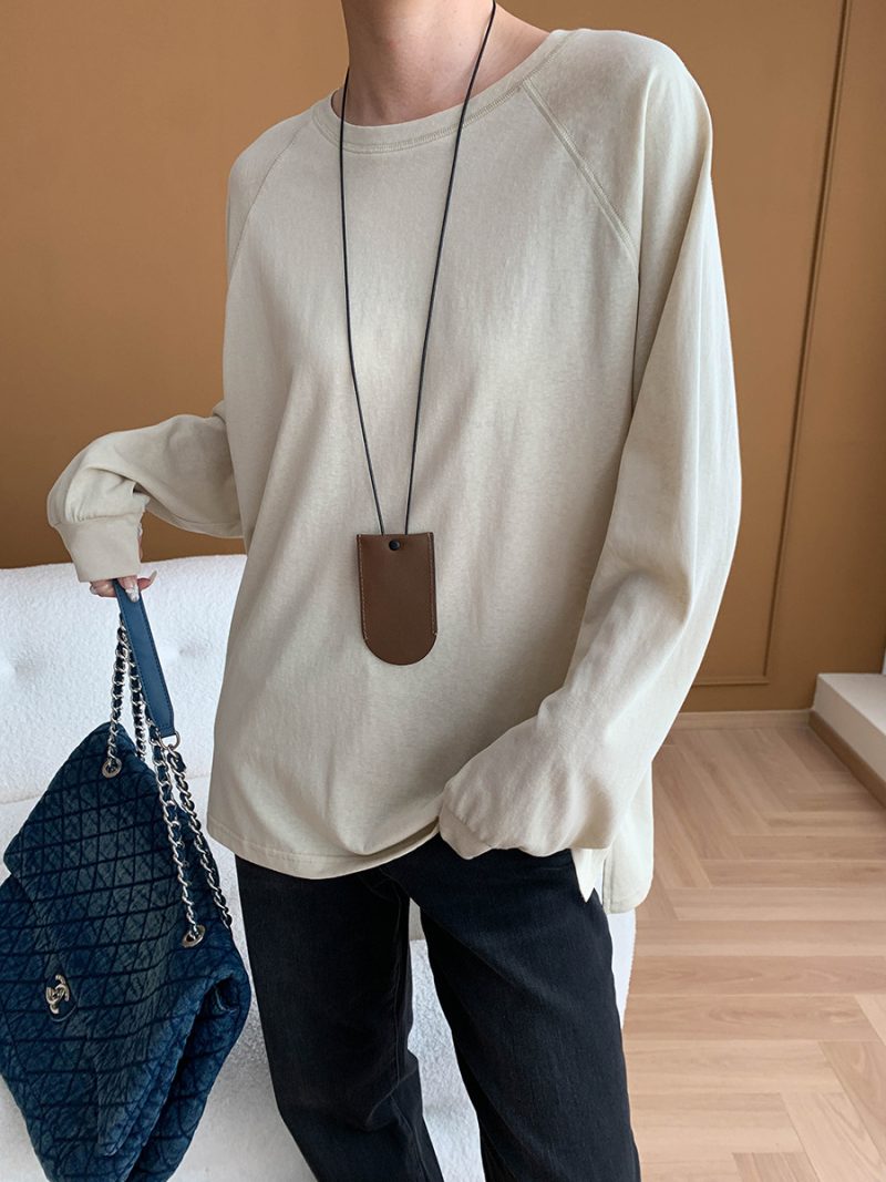 Bandage Side Slit Slimming Long-Sleeve Dress: Early Autumn Style - Image 4