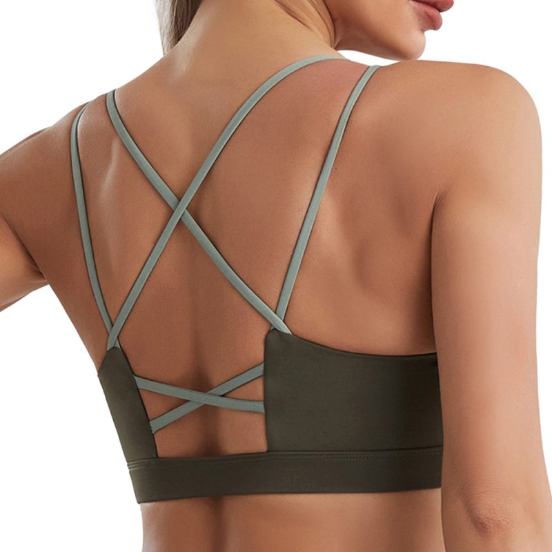Women’s Wireless Push-Up Workout Bra - Sexy Beauty Back Design - Image 2