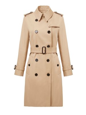 Mid-Length Anti-Wrinkle Trench Coat for Women – British Style