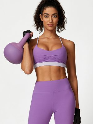 High Waist Hip Lift Fitness Pants & Sports Bra Yoga Set