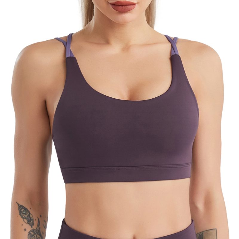 Women’s Wireless Push-Up Workout Bra - Sexy Beauty Back Design - Image 3