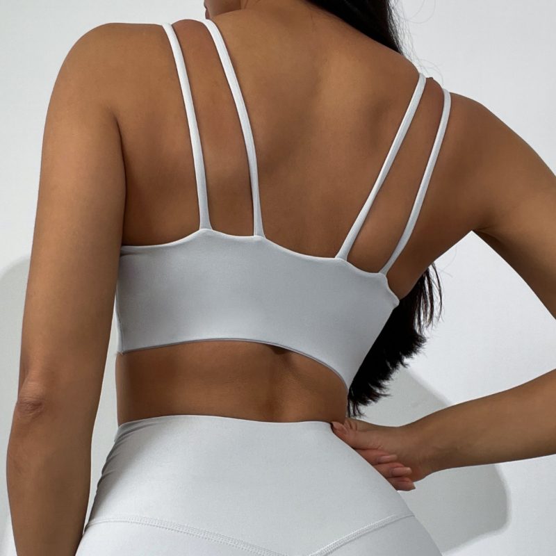 Super Stretch Camisole Yoga Vest & Sports Bra Fitness Set - Image 3