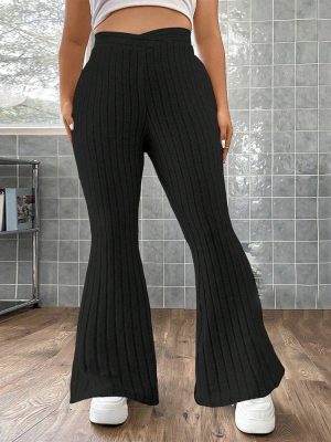 Plus Size Casual Wide Leg Pants: Drape & Show Off Your Legs