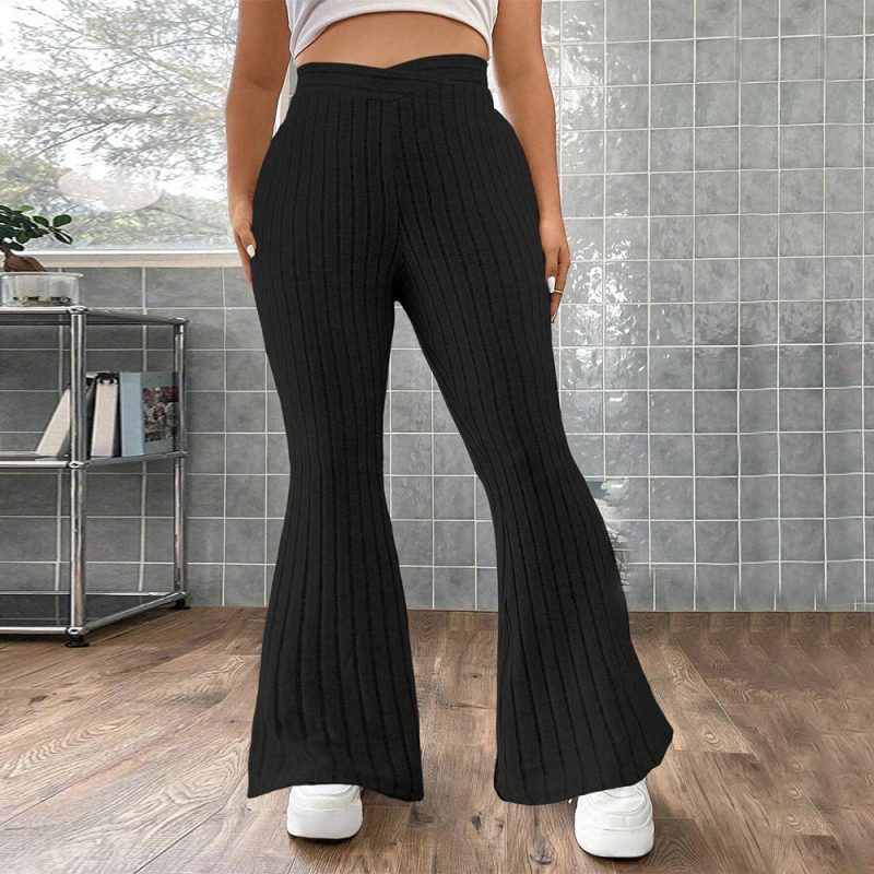 Plus Size Casual Wide Leg Pants: Drape & Show Off Your Legs