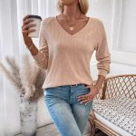 Women’s Lace Cutout Raglan Sleeve Long Sleeve T-Shirt Top - Image 2