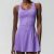 Zipper Tennis Skirt One-Piece Jacaranda Mimosifolia Purple