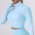 Sky Blue Long-Sleeved Trousers