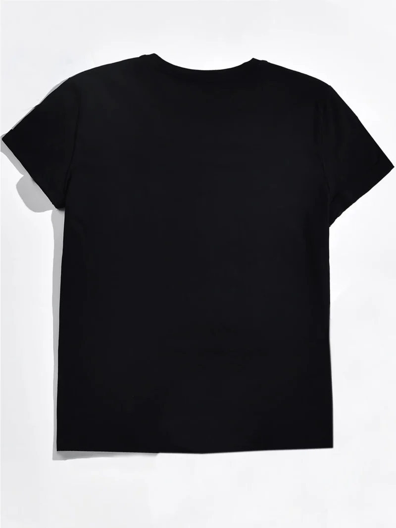 Cigar Lips Printed Ladies Cotton T-Shirt Plus Size Ladies T-Shirt Street Round Neck - Image 5