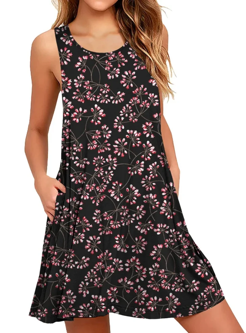 Women's Sleeveless Dresses Plus Size Homecoming Nightgowns Women's Knee - Image 6