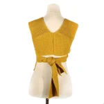 Sleeveless Knitted Crop Sweater Sexy Autumn Summer Fashion - Image 32