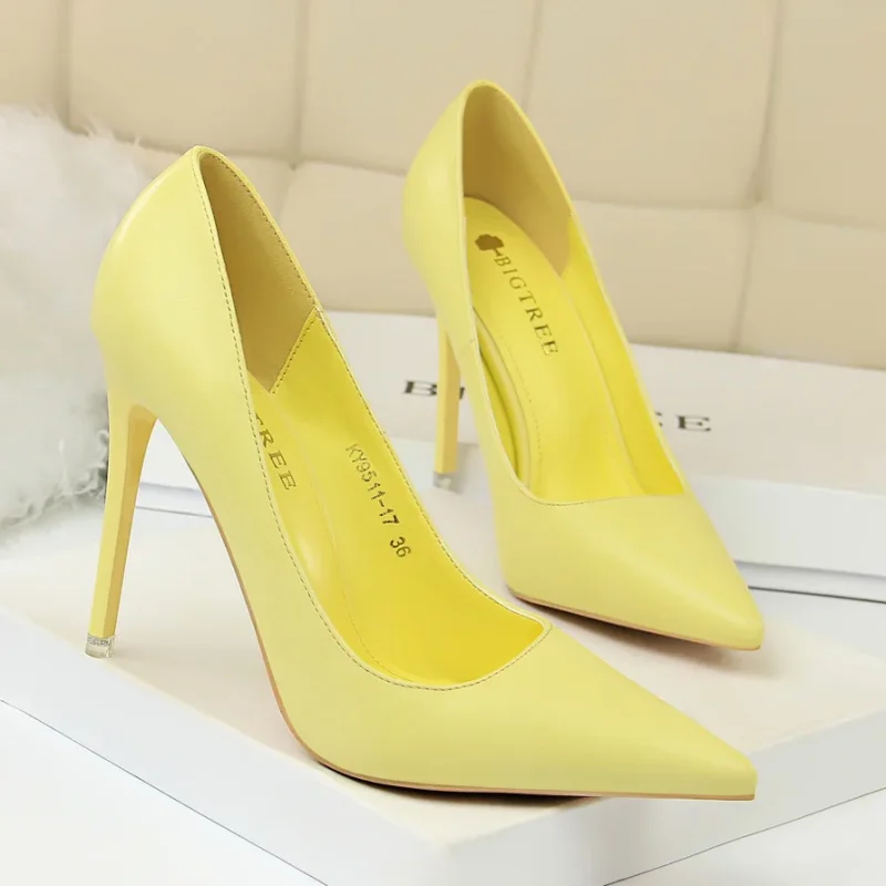 Women 7.5cm 10.5cm High Heels Pumps Lady Wedding Bridal - Image 21