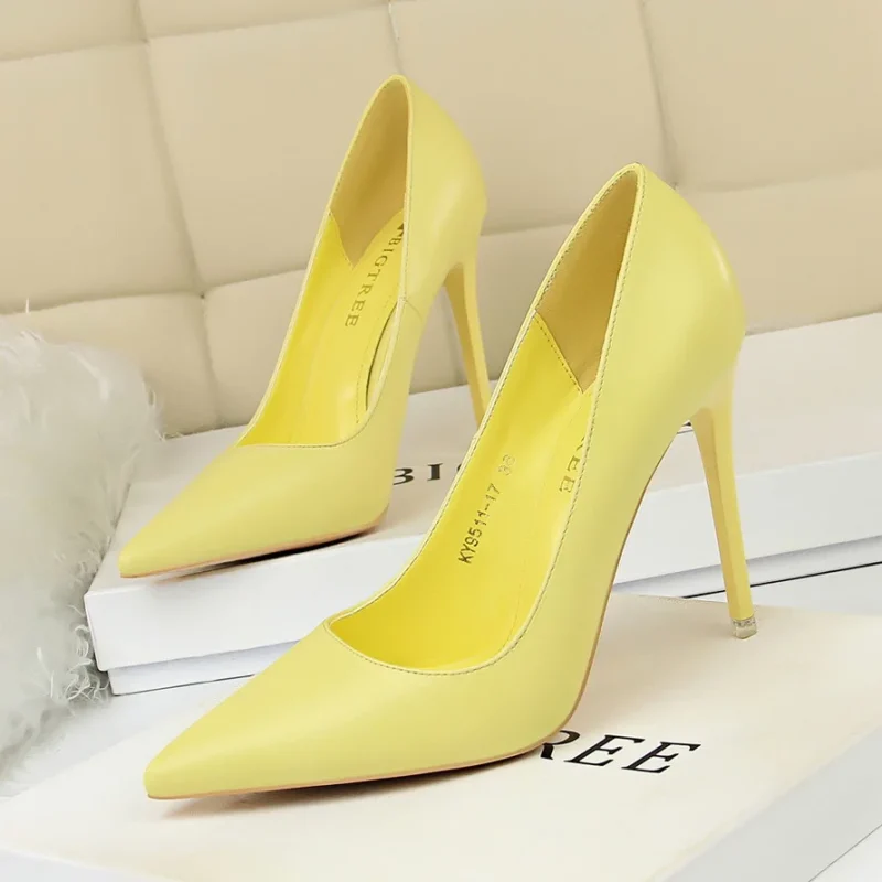 Women 7.5cm 10.5cm High Heels Pumps Lady Wedding Bridal - Image 22