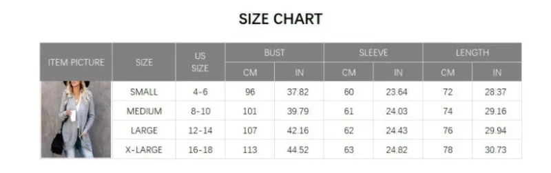 Fashion Knitted Sweater Coat Women Cardigans Fall Winter - Image 8