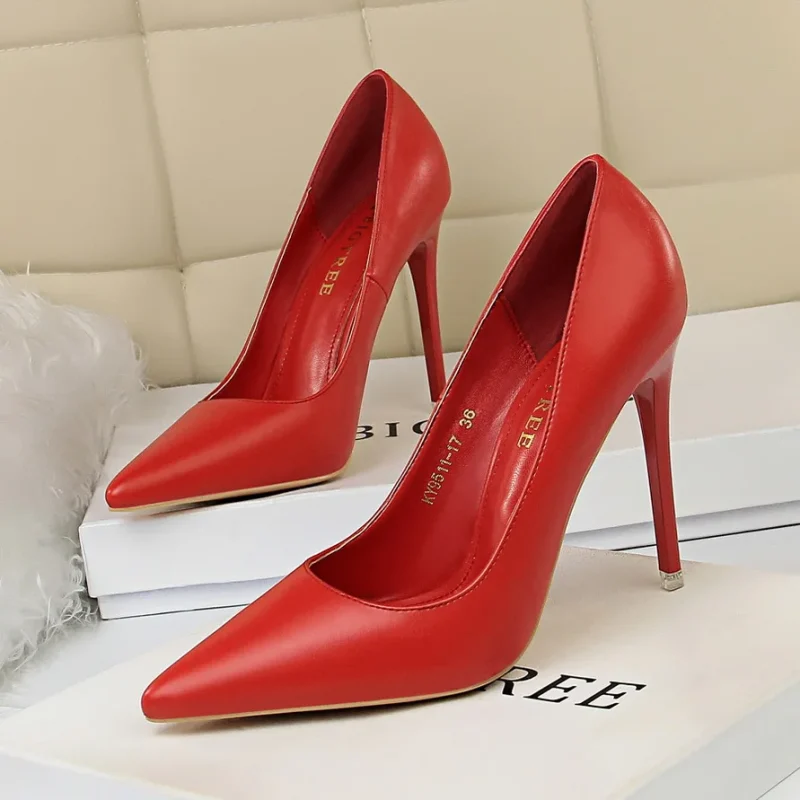 Women 7.5cm 10.5cm High Heels Pumps Lady Wedding Bridal - Image 24