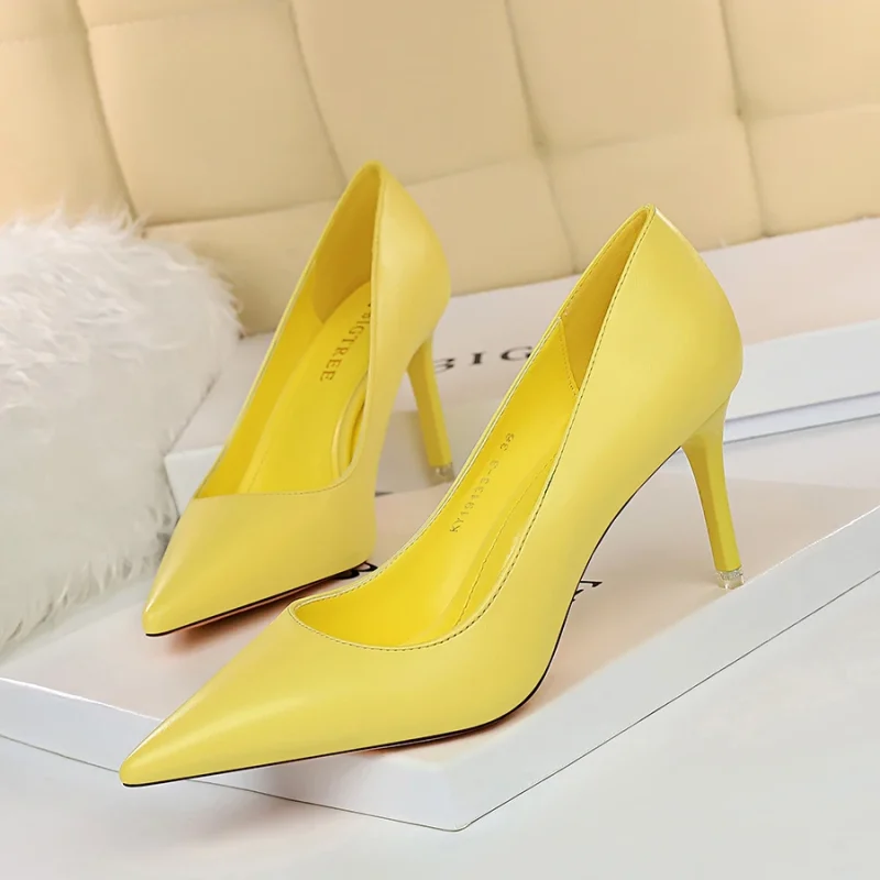 Women 7.5cm 10.5cm High Heels Pumps Lady Wedding Bridal - Image 14