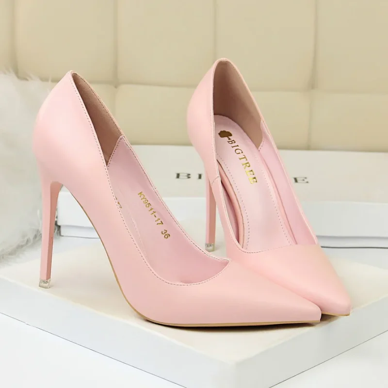 Women 7.5cm 10.5cm High Heels Pumps Lady Wedding Bridal - Image 26