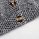Fall Winter Short Solid Color Cardigan Women Single Breasted Knitted Sweater Coat Womens V Neck Jacket High Waist Fall New Tops - Image 6