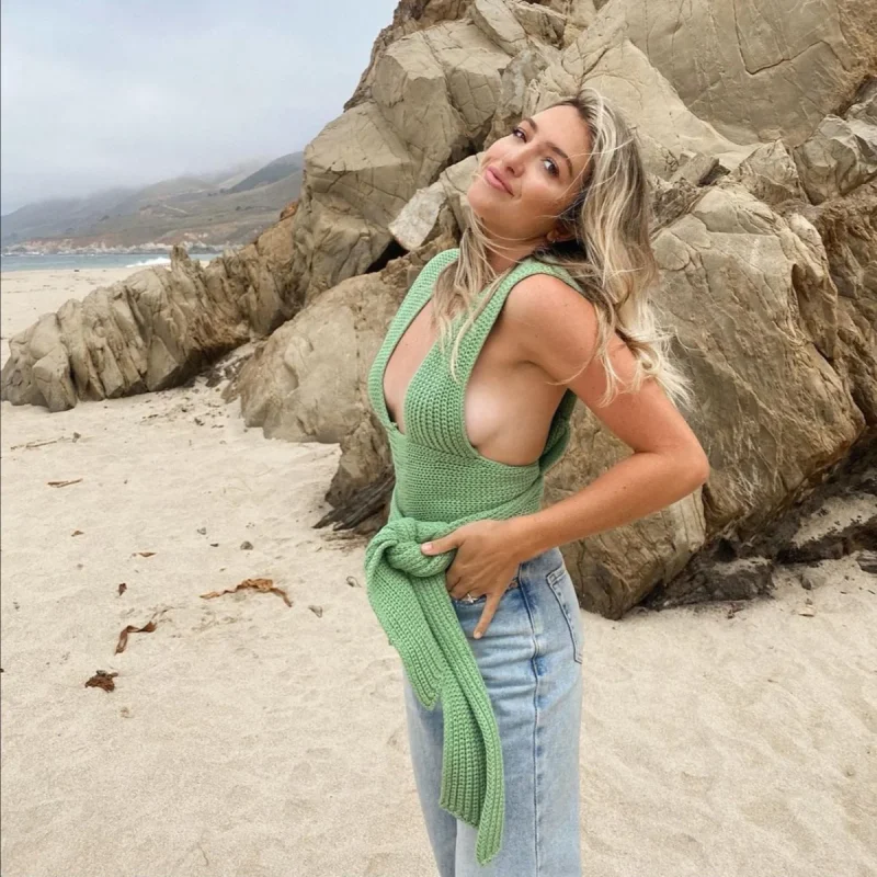 Sleeveless Knitted Crop Sweater Sexy Autumn Summer Fashion - Image 10
