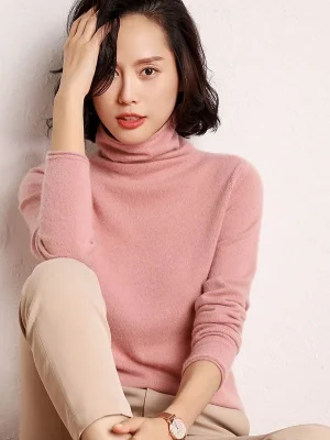 Cashmere Sweater Women 2024 Korean Style Fashion