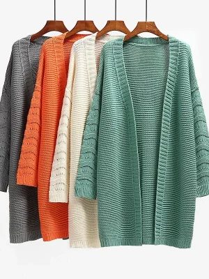 Women’s Cardigans 2021 New Autumn Winter Casual Knitted Long Cardigan