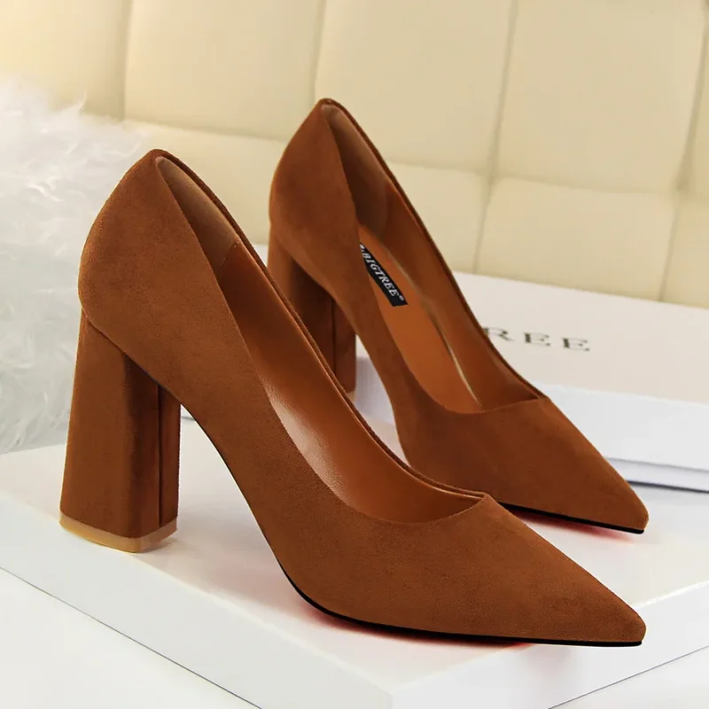 Summer Women 8.5cm High Heels Pumps Escarpins Elegant Sweet Lady - Image 19