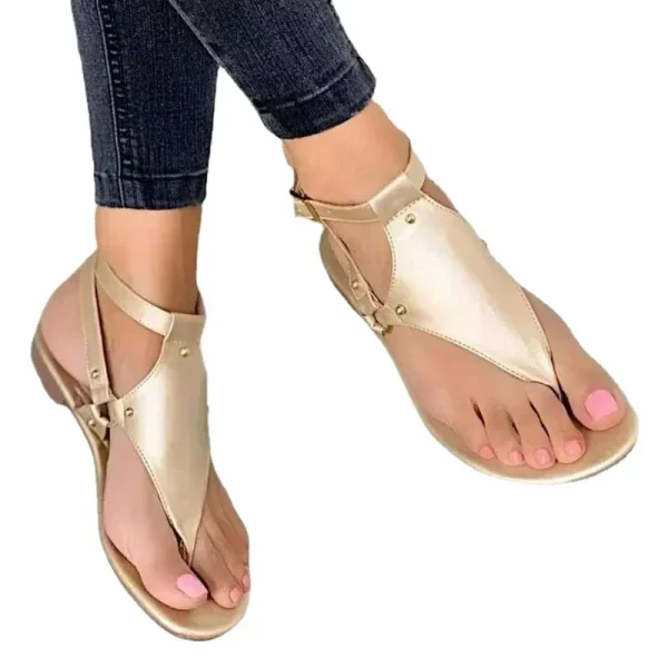 Women's Sandals Summer Beach Flip-flop Sandals Casual Flats Shoes Fashion - Image 5