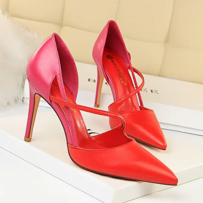 Summer Women 9.5cm High Heels Sandals Nightclub Stripper - Image 12
