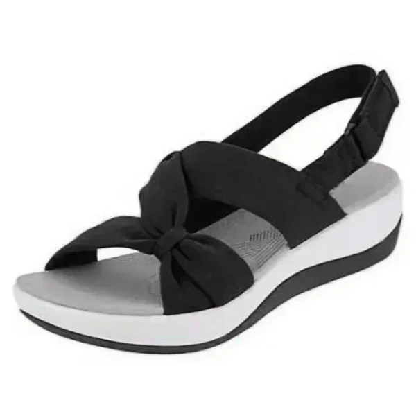 Women Sandals 2024 Summer Closed Toe Roman Sandals - Image 2