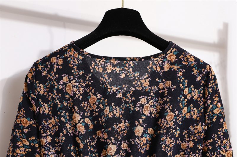 Autumn Spring Chiffon Dresses Fashion Female Full Sleeve - Image 8