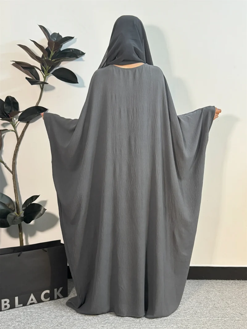 Muslim Abayas Loose Maxi Dresses Women Jilbabs Muslim Dress Full Sleeve - Image 8