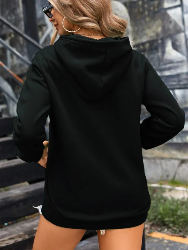 Women's Hooded Sweatshirt Spring And Autumn Casual - Image 3