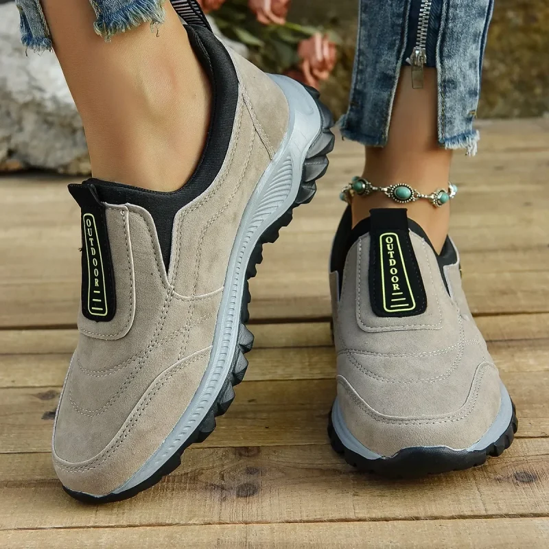 Outdoor Thick Sole Non-Slip Sports Sneakers Mens Fashion Running Walking Shoes - Image 2