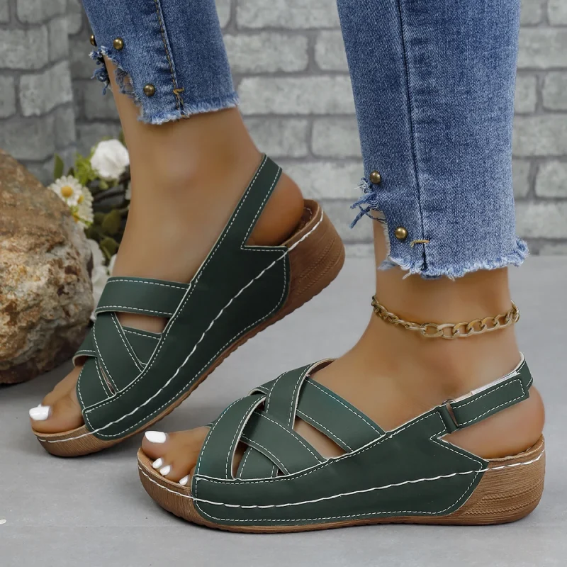 Women Summer Slippers Female Minimalist Round Toe Flat Sandals Walking Beach - Image 12