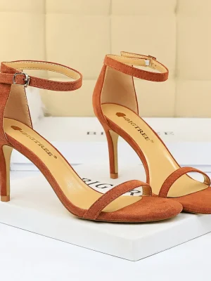 Summer Women 8cm 11cm High Heels Suede Platform Sandals Lady