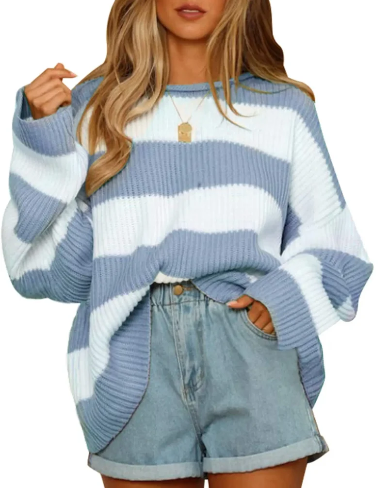 Winter Fashion Sweaters Long Sleeve Knit Jumper - Image 16