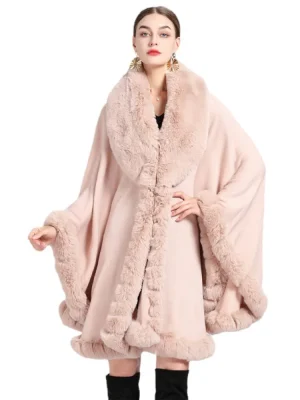 Female Fashion Cardigan Shawl Cloak Loose Long Coats