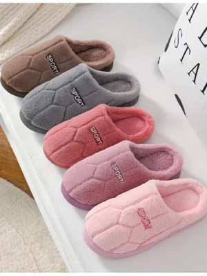 Women’s Slippers Warm Soft Warm Fashion Couples Cotton Shoes