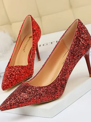 Women 7cm 9.5cm High Heels Pumps Wedding Bridal