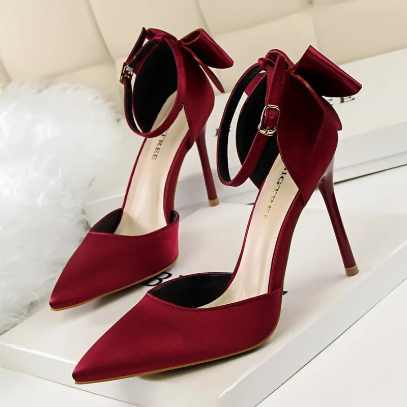 Women Summer 8cm 10cm High Heels Elegant Sandals Lady - Image 28