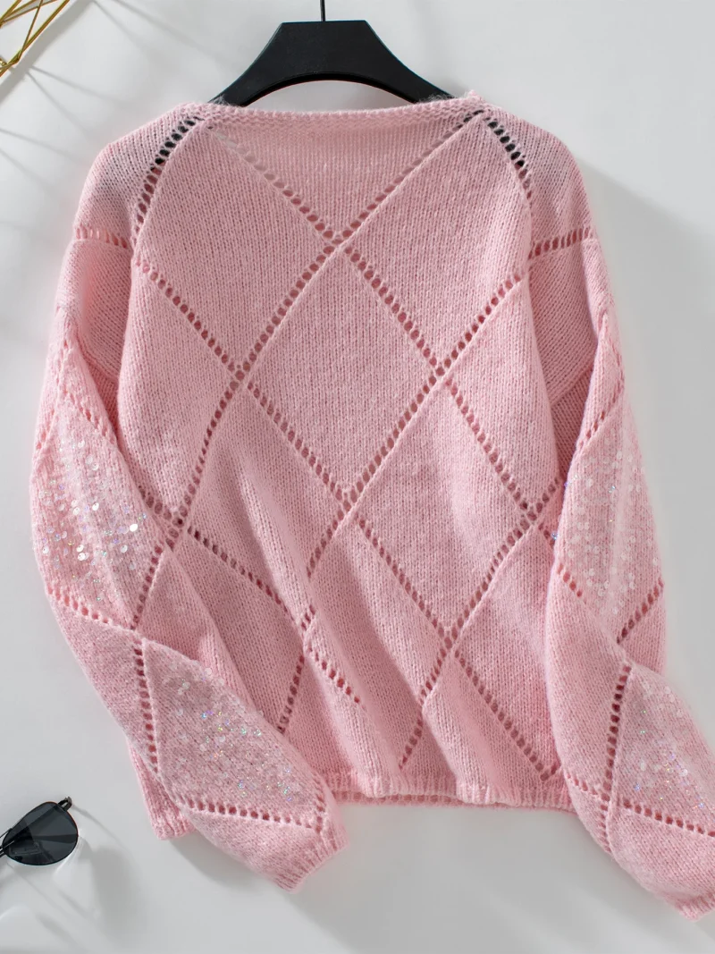 Korean Style Fashion Knitted Pullover Loose Casual Knitwear - Image 10